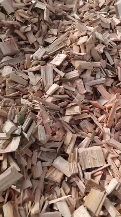 Chips de madera — detalle